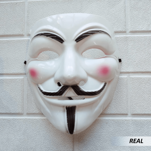 Máscara plástica de Anonymous - Imagen 3