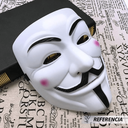 Máscara plástica de Anonymous - Imagen 5