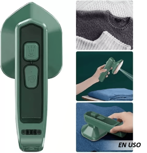 Plancha mini de vapor Bivolt para ropa con base antiadherente - Imagen 2