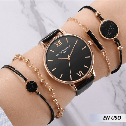 Reloj con pulseras para mujer - Imagen 2