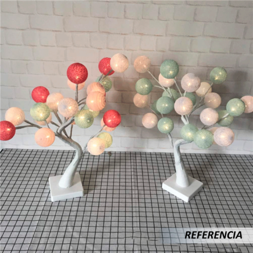 Luz de árbol de Bola de algodón - Imagen 5
