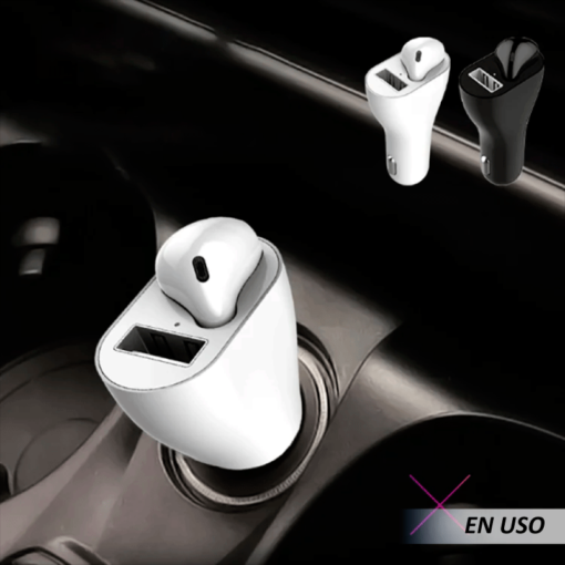 Auriculares Bluetooth 2 en 1 para coche