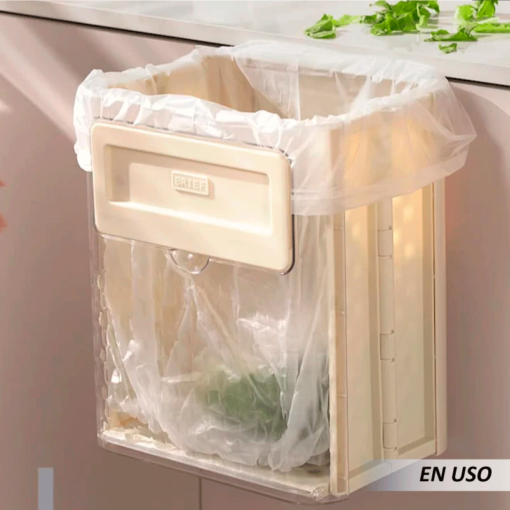 Cubo plegable de basura colgante para cocina