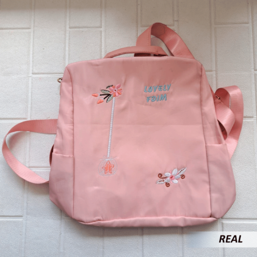 Mochila impermeable Oxford bordada para mujer - Imagen 4