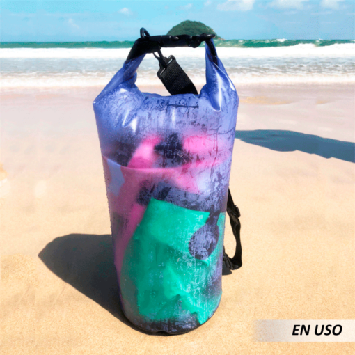 Bolsa seca impermeable de 3 litros con correa de hombro