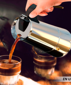 Cafetera Moka de acero inoxidable para el hogar