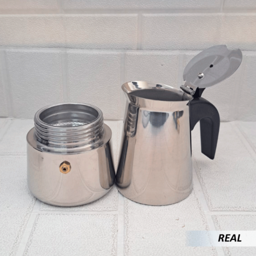 Cafetera Moka de acero inoxidable para el hogar - Imagen 5