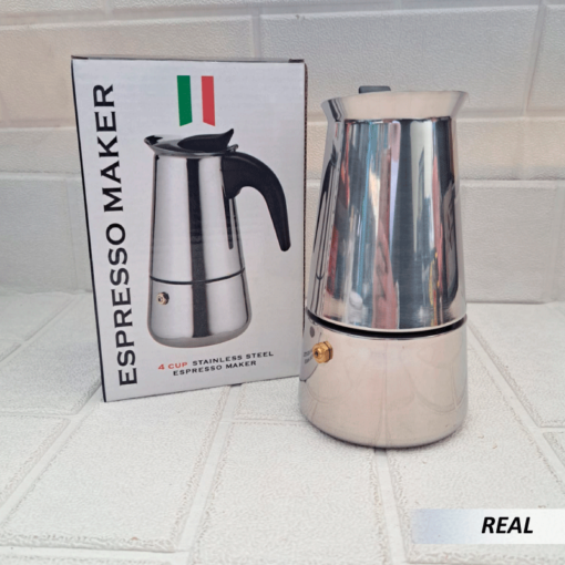 Cafetera Moka de acero inoxidable para el hogar - Imagen 4