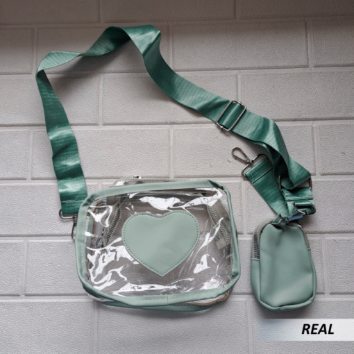  Mini bolso transparente de mano - Imagen 3