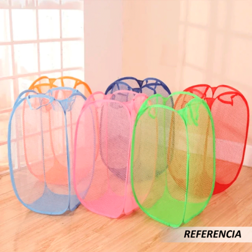 Cesta de almacenamiento de ropa sucia plegable para el hogar - Imagen 5