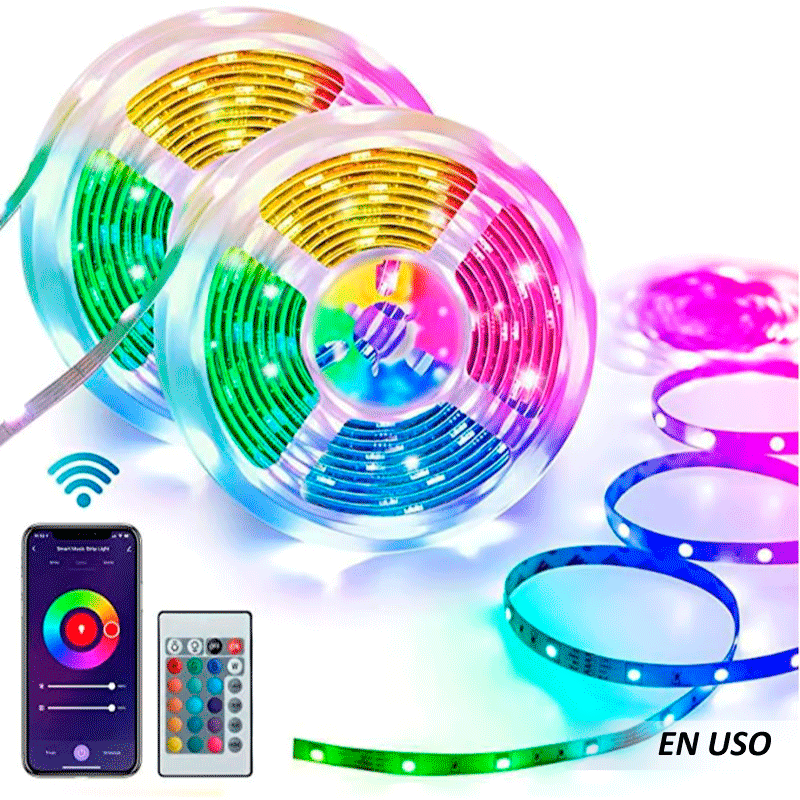 Cinta luz led RGB 10m