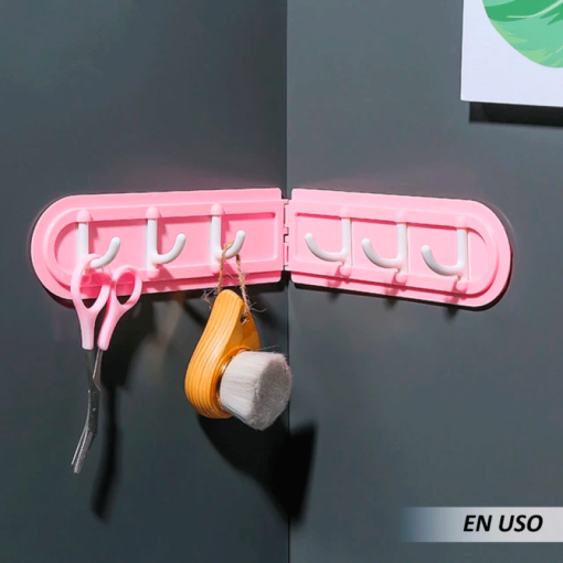Gancho esquinero adhesivo multifuncional