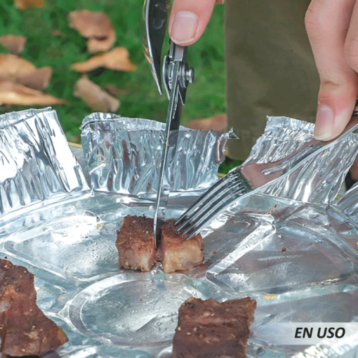 Cubiertos de camping 4 en 1 - Imagen 2
