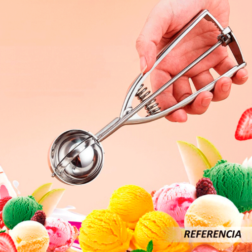 Cuchara de helado con mango de resorte - Imagen 5