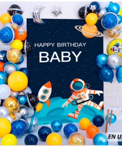 Decoración de fiesta espacial
