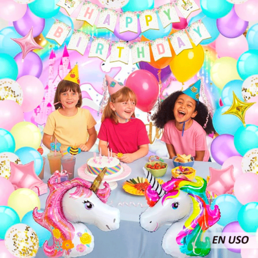 Decoración de fiesta de unicornio - Imagen 5