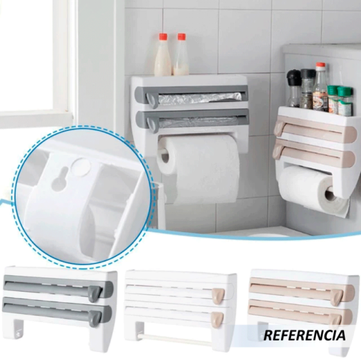 Dispensador papel 4 en 1 de cocina - Imagen 5
