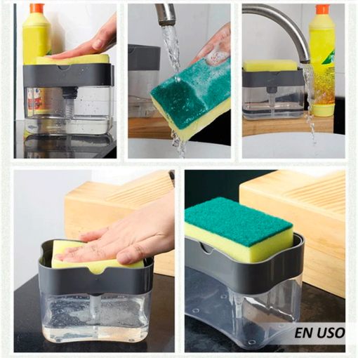 Dispensador de jabón líquido para fregar platos