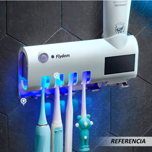 Desinfectante y soporte para cepillo de dientes con luz LED UV - Imagen 5