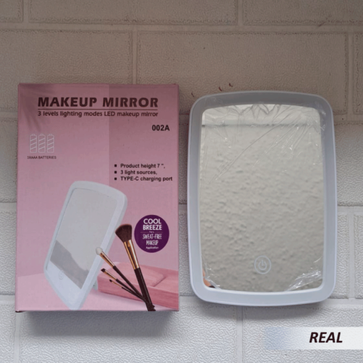 Espejo de maquillaje LED con pantalla táctil - Imagen 4