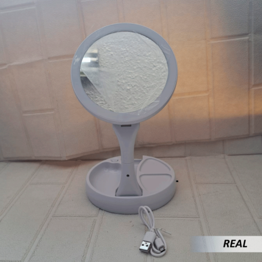 Espejo Led para maquillaje con carga USB o batería - Imagen 4