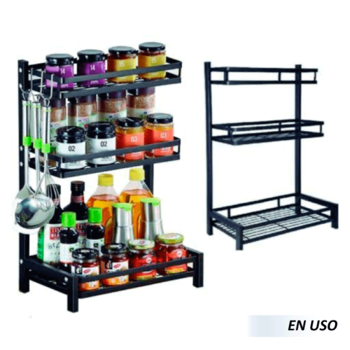 Estante organizador de cocina 3 niveles - Imagen 2
