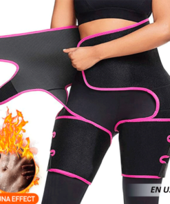 Faja Reductora Mujer Ejercicio Cintura Piernas Ajustable Fit