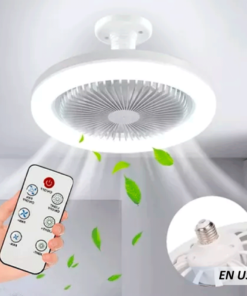  Foco ventilador de techo inteligente con Control remoto