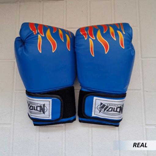 Guantes de boxeo estilo llama para adultos y niños - Imagen 3