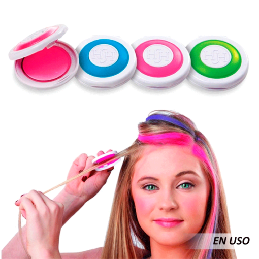 Kit de tiza temporal para el cabello Hot Huez