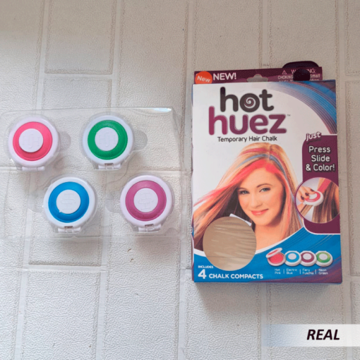 Kit de tiza temporal para el cabello Hot Huez - Imagen 3