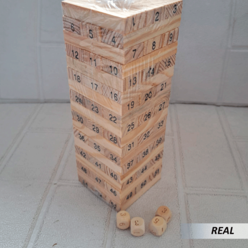 Jenga numérico con dado - Imagen 4