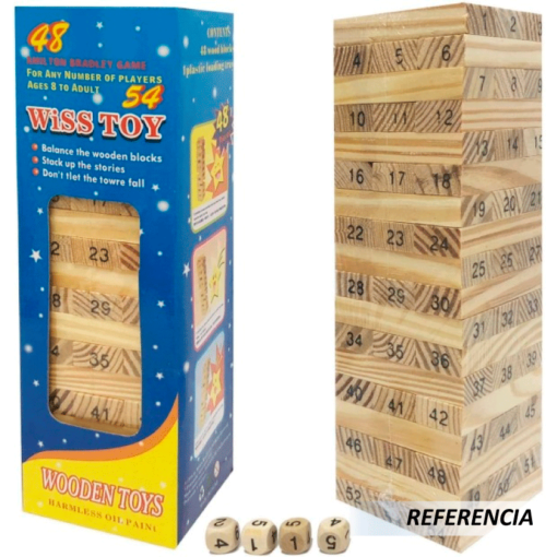 Jenga numérico con dado - Imagen 5