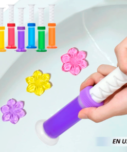 Limpiador de gel para inodoro de jeringa