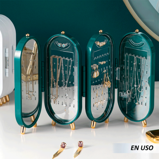 Organizador joyas con diseño de acordeón