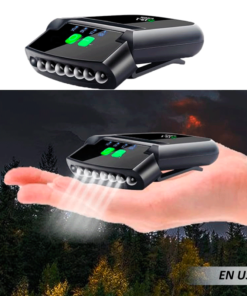  Lámpara de cabeza con clip