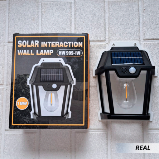 Lámpara foco solar de pared para exteriores - Imagen 4