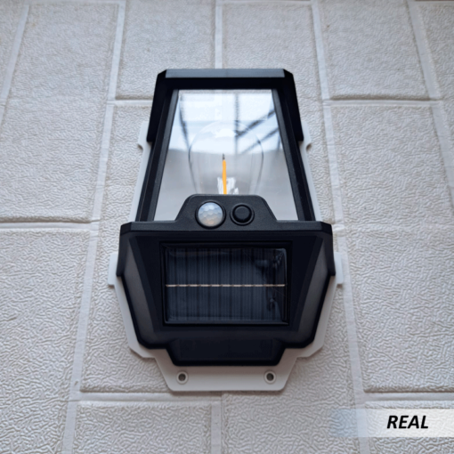 Lámpara foco solar de pared para exteriores - Imagen 3