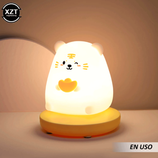 Lámpara led recargable de silicona con Sensor táctil