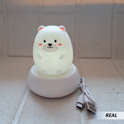 Lámpara led recargable de silicona con Sensor táctil - Imagen 4