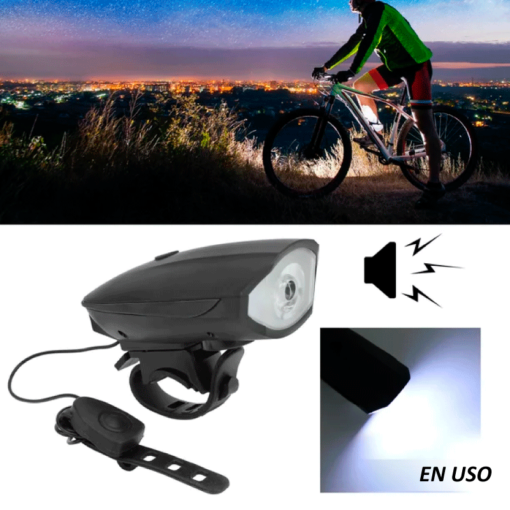 Luz para bicicleta charging fy318 - Imagen 2