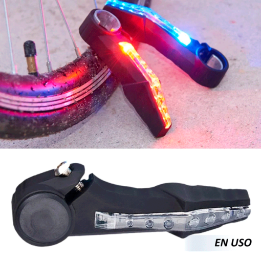 Luces LED de señal de giro para manillar de bicicleta