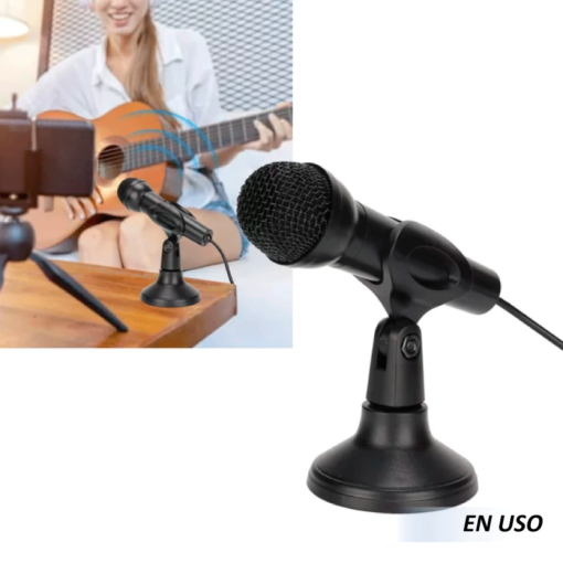 Micrófono con cable