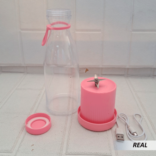 Mini licuadora recargable portátil en forma de botella - Imagen 4