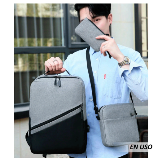 Juego de 3 mochilas para computadora portátil