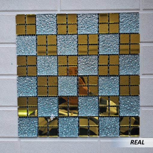 Mosaico dorado adhesivo - Imagen 3