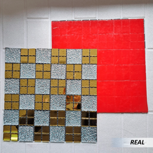 Mosaico dorado adhesivo - Imagen 4