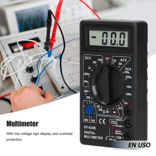 Mini multímetro digital dt830b - Imagen 2