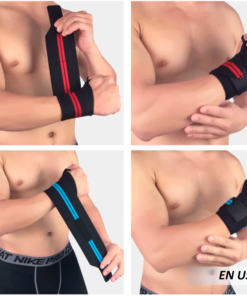 Muñequera elástica y transpirable para entrenamiento