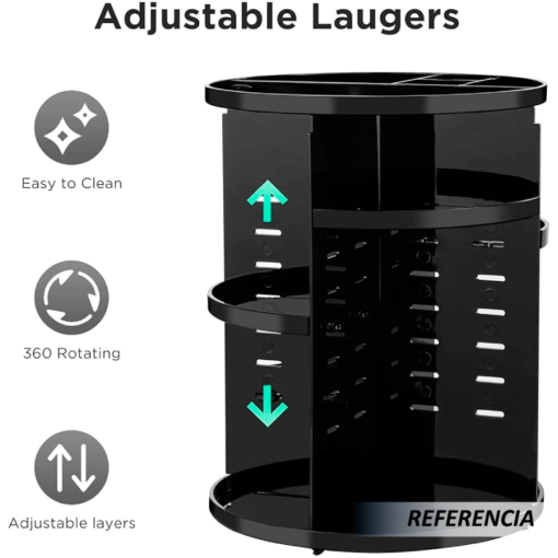 Organizador de maquillaje giratorio de 360 grados - Imagen 3